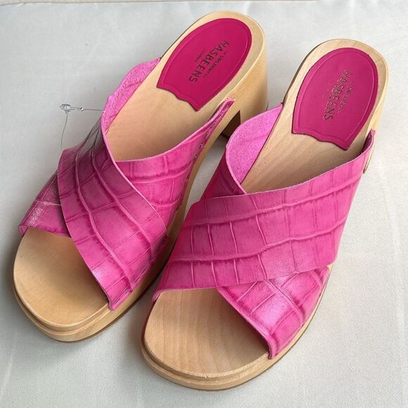 Swedish Hasbeens Fuchsia Mules - Picture 16 of 16